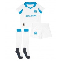 Olympique de Marseille Hjemme Trøje Børn 2025-26 Kortærmet (+ Korte bukser)
